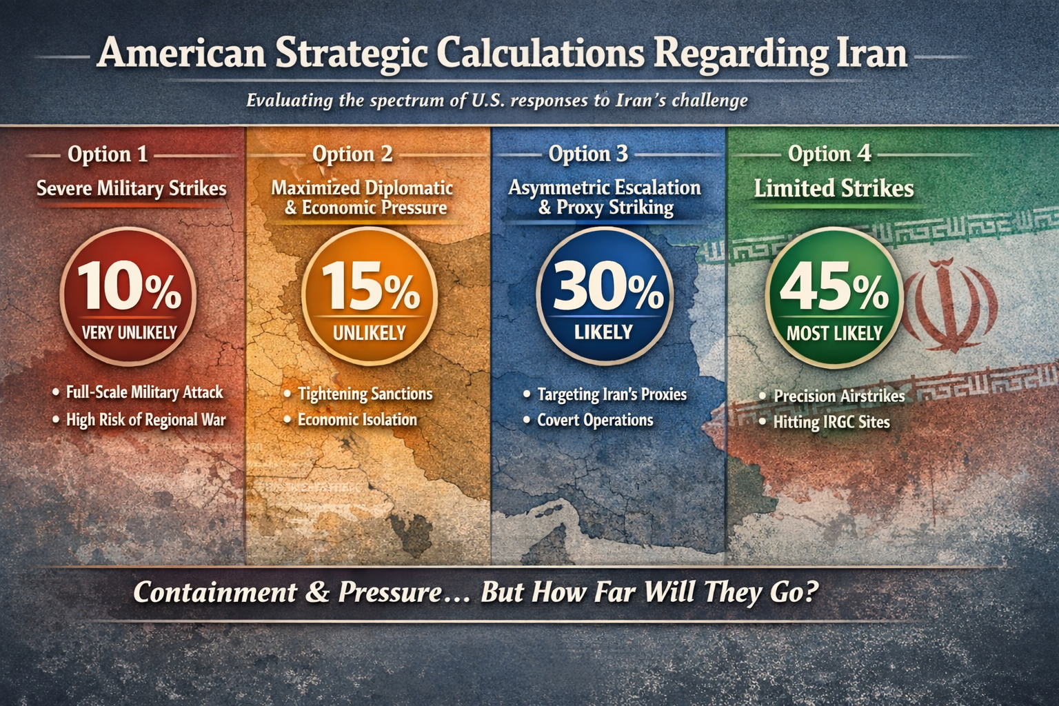 U.S. Strategic Calculations Regarding Iran